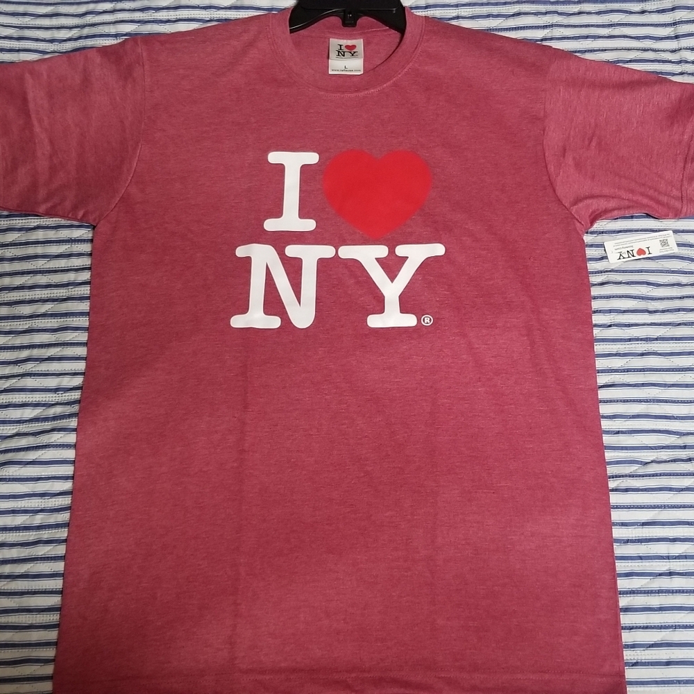 I Love NewYork short sleeve print T-shirt men's